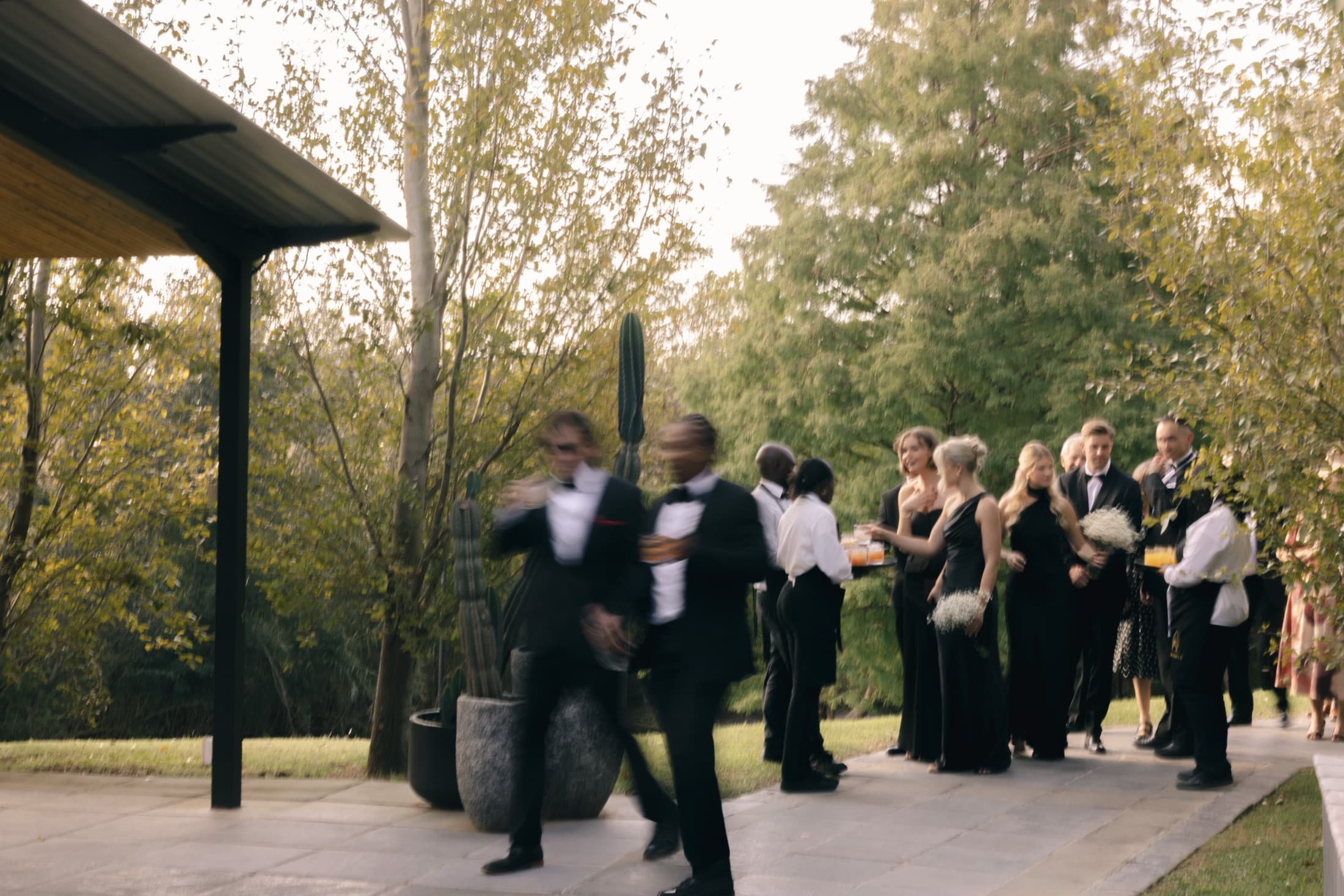 The guest arrival